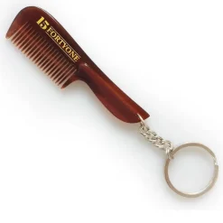 1541 London Moustache Comb Keyring