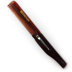 1541 London Pocket Size Folding Comb w/ clip