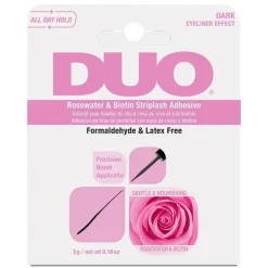 Ardell DUO Rosewater & Biotin Striplash Adhesive – Dark 5 g
