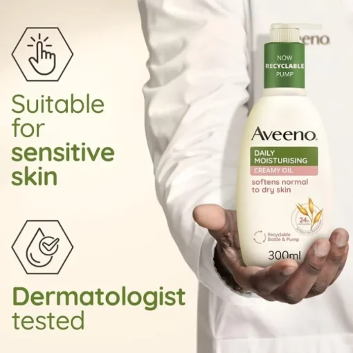 Aveeno Daily Moisturising Creamy Oil 300ml