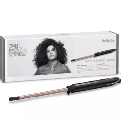 Babyliss Curling Iron – Rose Quartz Tight Curls Wand C449E