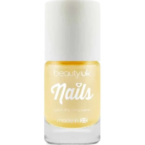 Beauty UK Candy Pearl Nail Polish – Lemon
