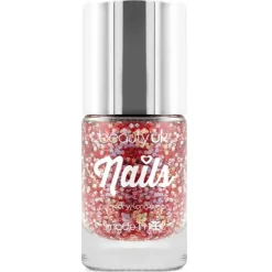 Beauty UK Glitter Nail Polish – Astral Stars Red