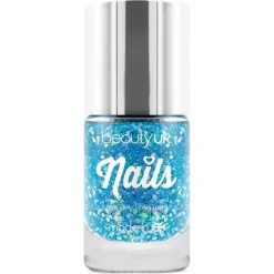 Beauty UK Glitter Nail Polish – Supernova Blue