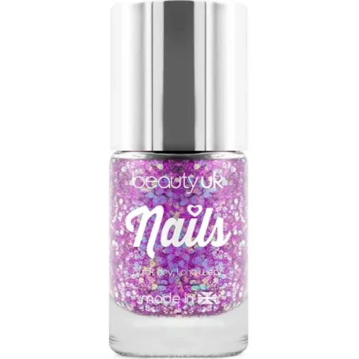 Beauty UK Glitter Nail Polish – Andromeda Purple
