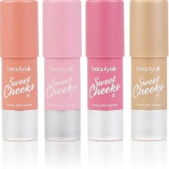 Beauty UK Sweet Cheeks Gift Set 4pcs