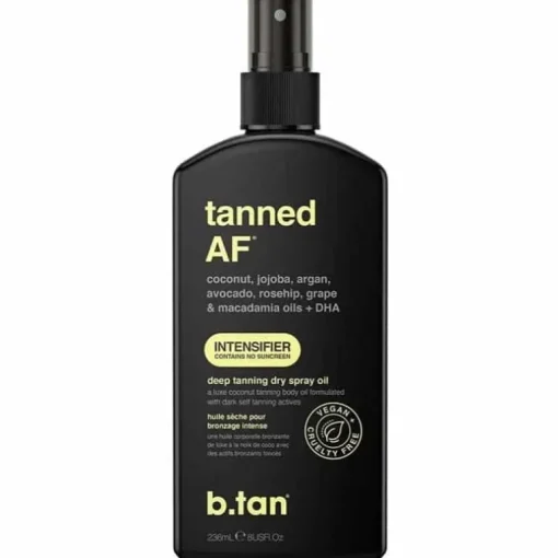 b.tan Tanned AF Intensifier Deep Tanning Dry Spray Oil 236ml