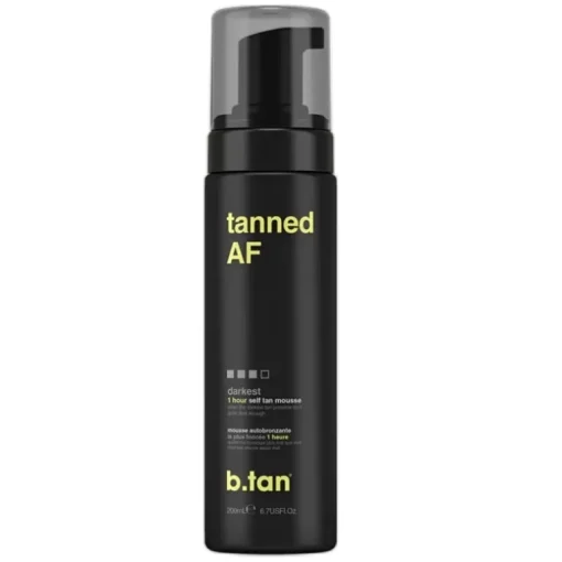 b.tan Tanned AF Self Tan Mousse 200ml