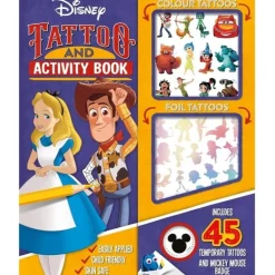 Disney Tattoo And Activity Book
