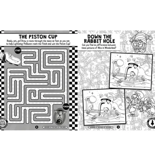 Disney Tattoo And Activity Book