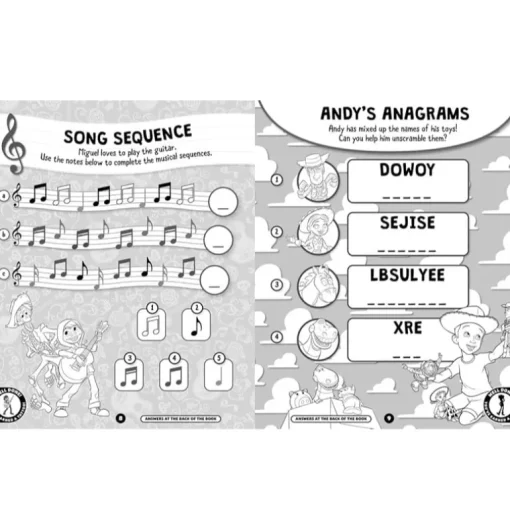 Disney Tattoo And Activity Book
