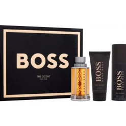 Giftset Boss The Scent Edt 100ml + Deo 150ml + Shower Gel 100ml