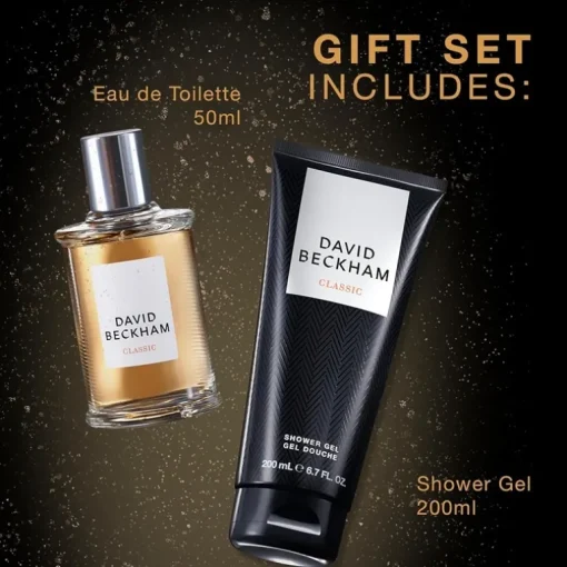 Giftset David Beckham Classic Edt 50ml + Shower Gel 200ml