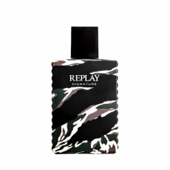 Giftset Replay Signature Man Edt 100ml + Pochette