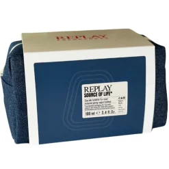 Giftset Replay Source Of Life Man Edt 100ml + Pochette