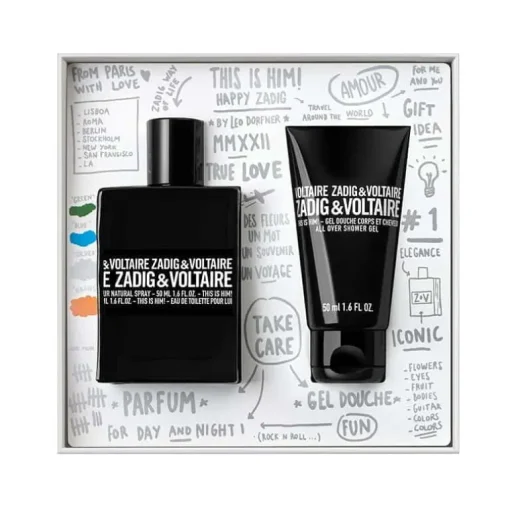 Giftset Zadig & Voltaire This Is Him Edt 50ml + Shower Gel 50ml