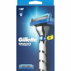Gillette Mach3 Turbo 3D Razor + 1 Blade