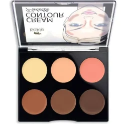Kokie Cream Contour Palette – Deep/Dark