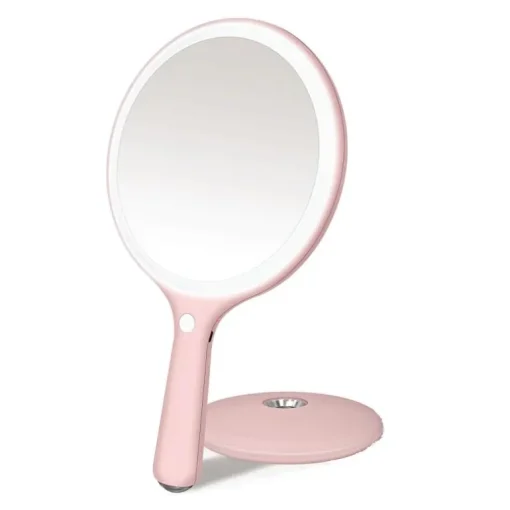 Kokie LED Handheld Ring Mirror – USB Rechargeable