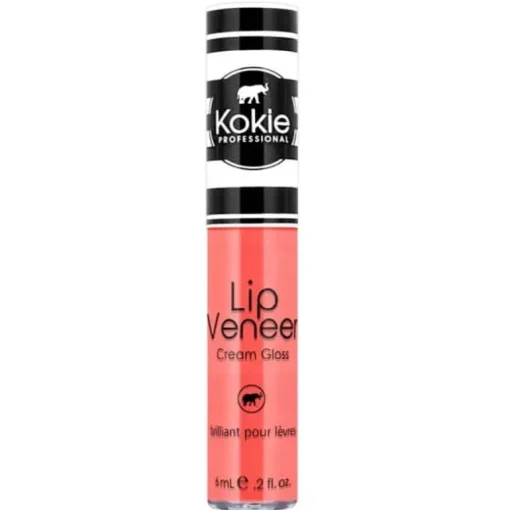 Kokie Lip Veneer Cream Lip Gloss – Just Peachy