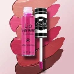 Kokie Lip Veneer Cream Lip Gloss – Just Peachy