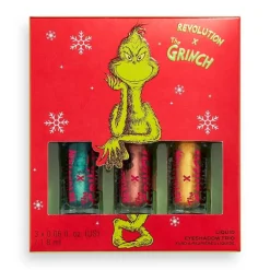 Makeup Revolution x The Grinch Don’t Give a Grinch Liquid Eyeshadow Set