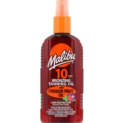 Malibu Bronzing Tanning Oil SPF10 Passion Fruit 200ml