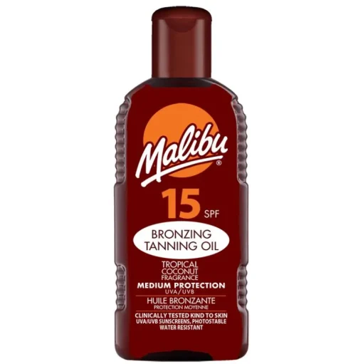 Malibu Bronzing Tanning Oil SPF 15 200ml