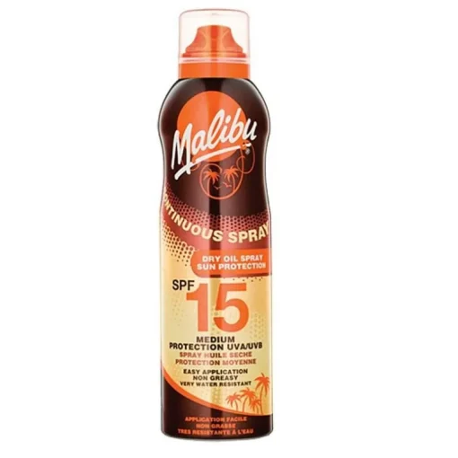Malibu Continuous Dry Oil Spray SPF15 175ml