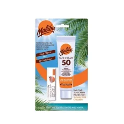 Malibu Face Sun Lotion 50 40ml and Lip Balm