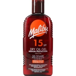 Malibu Sun Dry Oil Gel SPF15 200ml
