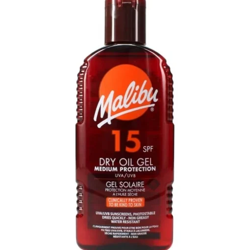 Malibu Sun Dry Oil Gel SPF15 200ml