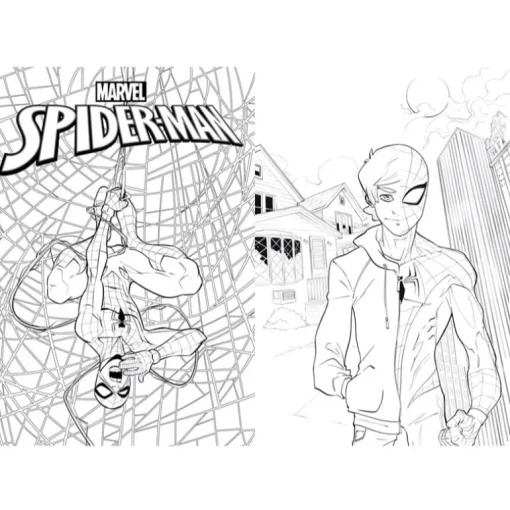 Marvel Legends Colouring Book