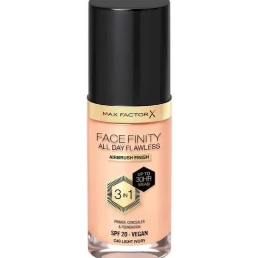 Max Factor Facefinity 3 In 1 Foundation 40 Light Ivory