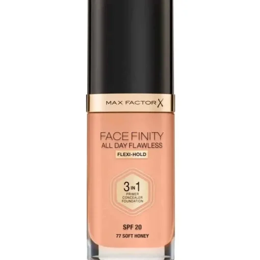 Max Factor Facefinity 3 In 1 Foundation 77 Soft Honey