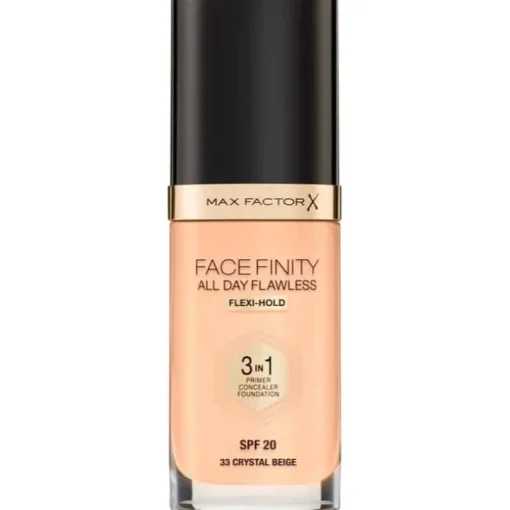 Max Factor Facefinity 3 In 1 Foundation 33 Crystal Beige