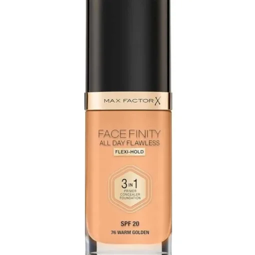 Max Factor Facefinity 3 In 1 Foundation 76 Warm Golden