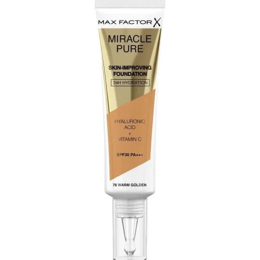 Max Factor Miracle Pure Skin-Improving Foundation 76 Warm Golden 30ml