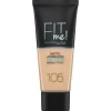 Maybelline Fit Me Matte + Poreless Foundation- 105 Natural Ivory