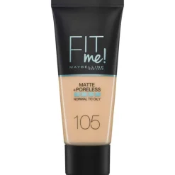 Maybelline Fit Me Matte + Poreless Foundation- 105 Natural Ivory