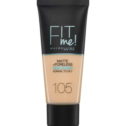 Maybelline Fit Me Matte + Poreless Foundation- 105 Natural Ivory