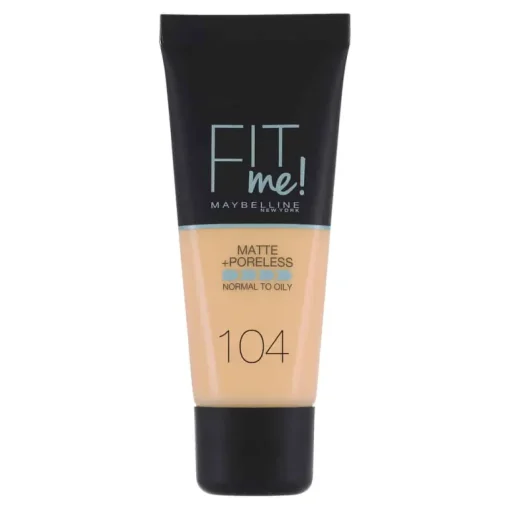 Maybelline Fit Me Matte + Poreless Foundation – 104 Soft Ivory