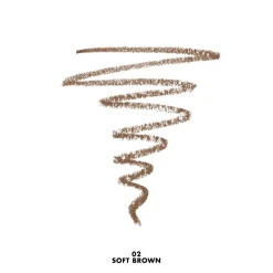 Milani Stay Put Brow Sculpting Mechanical Pencil – 02 Soft Brown