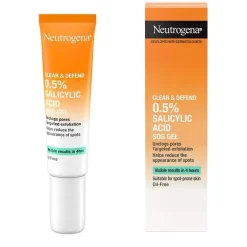 Neutrogena Clear & Defend 0.5% Salicylic Acid SOS Gel 15ml