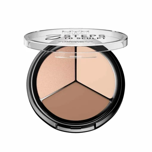 NYX PROF. MAKEUP 3 Steps To Sculpt Face Sculpting Palette – Fair