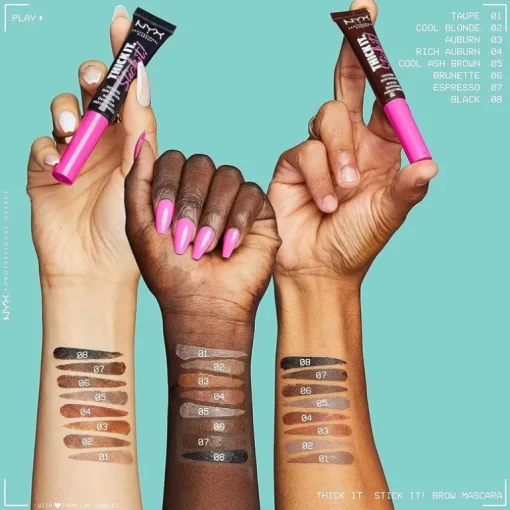 NYX PROF. MAKEUP Thick it. Stick it! Brow Mascara – Cool Blonde