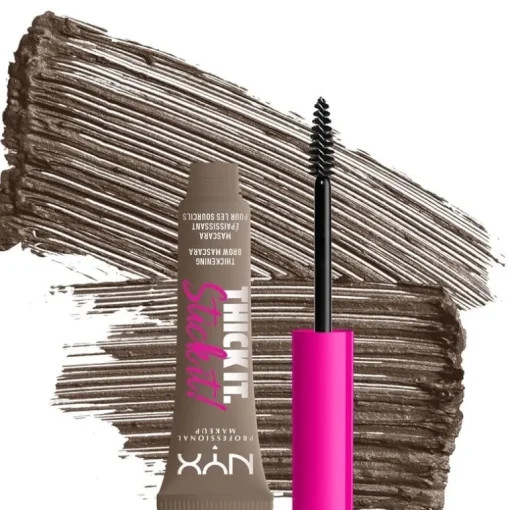 NYX PROF. MAKEUP Thick it. Stick it! Brow Mascara – Taupe