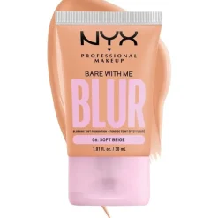 NYX PROF. MAKEUP Bare With Me Blur Tint Foundation 30ml 06 Soft Beige