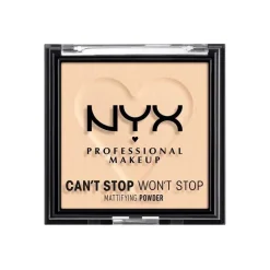 NYX PROF. MAKEUP Can’t Stop Won’t Stop Mattifying Pressed Powder – Light