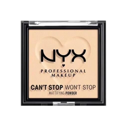 NYX PROF. MAKEUP Can’t Stop Won’t Stop Mattifying Pressed Powder – Light